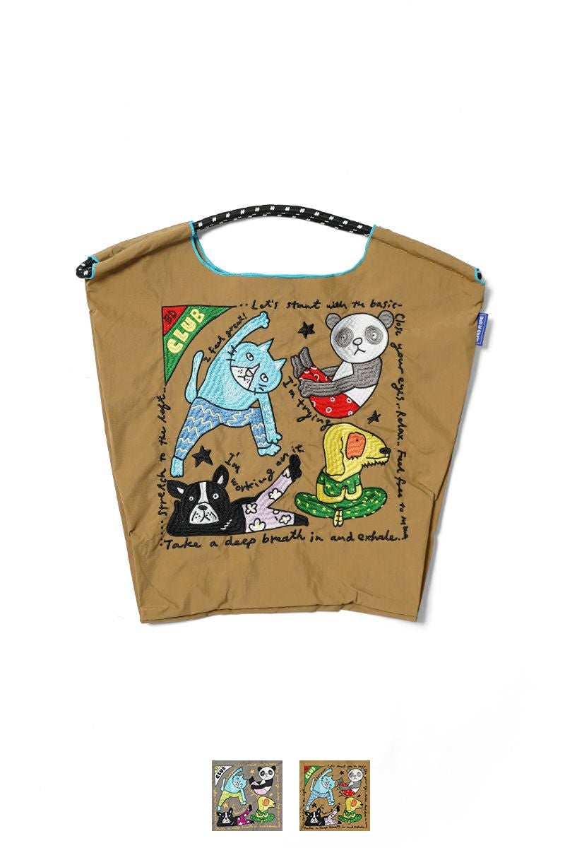 Ball & Chain(ボールアンドチェーン) BOBBY DAZZLER CLUB(M) ボビーダズラー ヨガクラス(M) ショッピングバック トートバッグ 322007