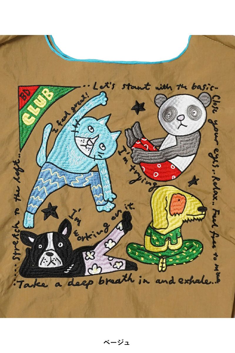 Ball & Chain(ボールアンドチェーン) BOBBY DAZZLER CLUB(M) ボビーダズラー ヨガクラス(M) ショッピングバック トートバッグ 322007