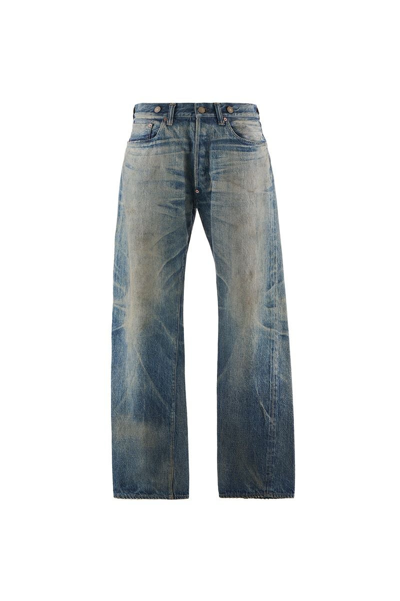 SAINT Mxxxxxx(セントマイケル) SM-HR1-0000-C60 / BerBerJin DENIM PNT / 5PKTS DAMAGE / BLUE ベルベルジン 5ポケット ダメージパンツ