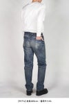 SAINT Mxxxxxx(セントマイケル) SM-HR1-0000-C60 / BerBerJin DENIM PNT / 5PKTS DAMAGE / BLUE ベルベルジン 5ポケット ダメージパンツ