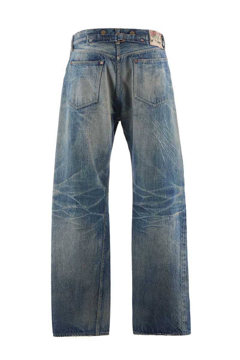 SAINT Mxxxxxx(セントマイケル) SM-HR1-0000-C60 / BerBerJin DENIM PNT / 5PKTS DAMAGE / BLUE ベルベルジン 5ポケット ダメージパンツ