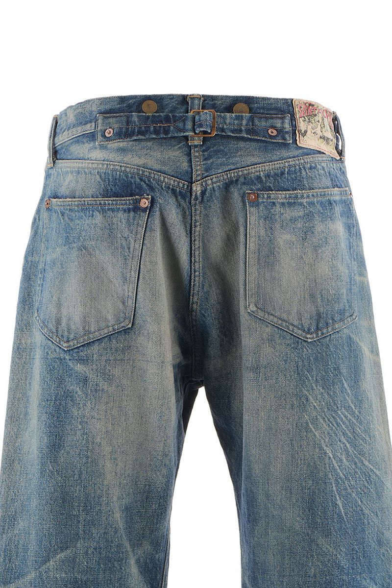 SAINT Mxxxxxx(セントマイケル) SM-HR1-0000-C60 / BerBerJin DENIM PNT / 5PKTS DAMAGE / BLUE ベルベルジン 5ポケット ダメージパンツ