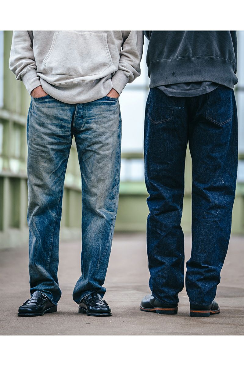 SAINT Mxxxxxx(セントマイケル) SM-HR1-0000-C60 / BerBerJin DENIM PNT / 5PKTS DAMAGE / BLUE ベルベルジン 5ポケット ダメージパンツ