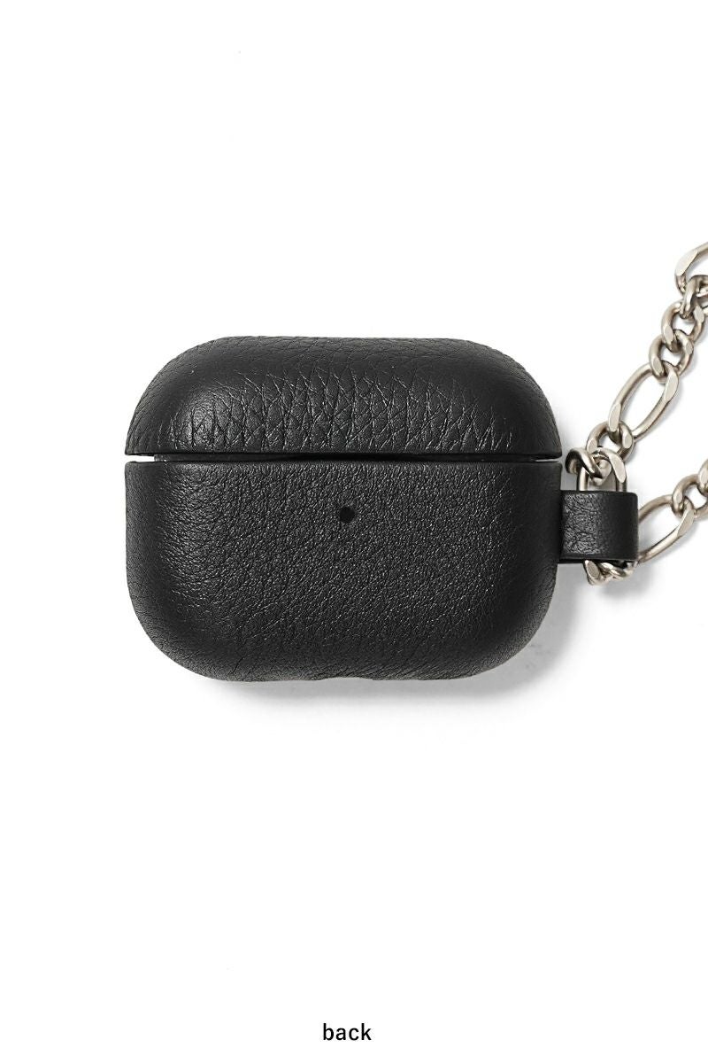 objcts.io(オブジェクツアイオー) チェーン付レザーAirPods Proケース【第1・2世代対応】