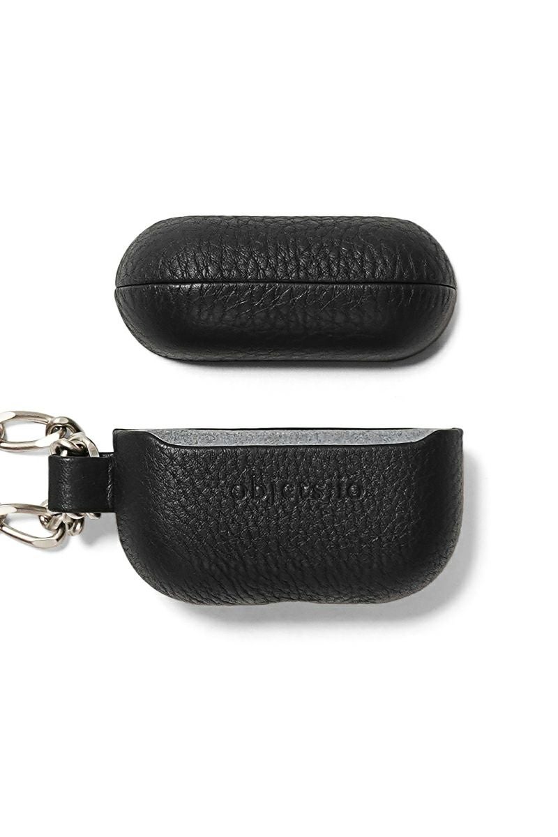 objcts.io(オブジェクツアイオー) チェーン付レザーAirPods Proケース【第1・2世代対応】