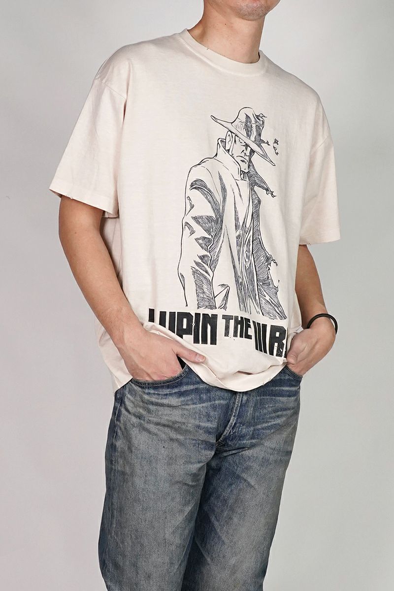 SUGAR PUNCH(シュガーパンチ) SS T-Shirt (ZENIGATA/LUPIN) 半袖Tシャツ 銭形 ルパン LUPIN THE IIIRD THE MOVIE 不死身の血族 TLPM25AM002