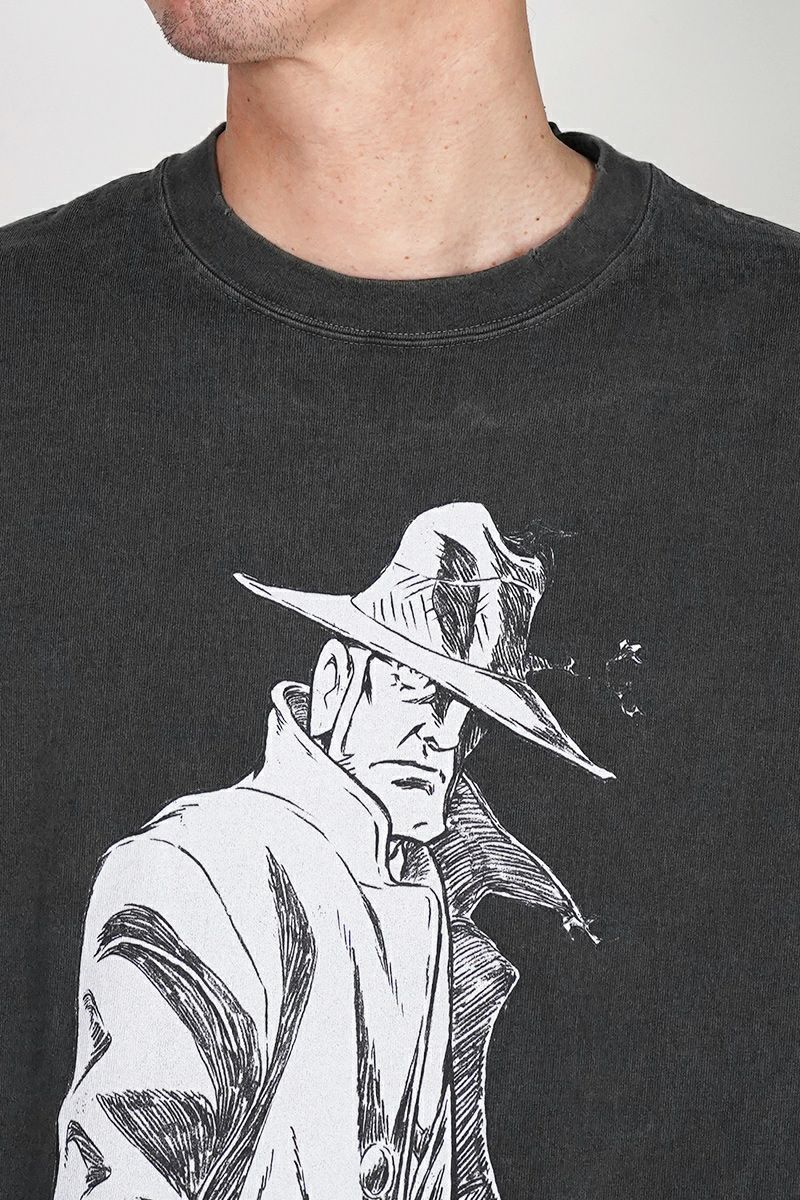 SUGAR PUNCH(シュガーパンチ) SS T-Shirt (ZENIGATA/LUPIN) 半袖Tシャツ 銭形 ルパン LUPIN THE IIIRD THE MOVIE 不死身の血族 TLPM25AM002