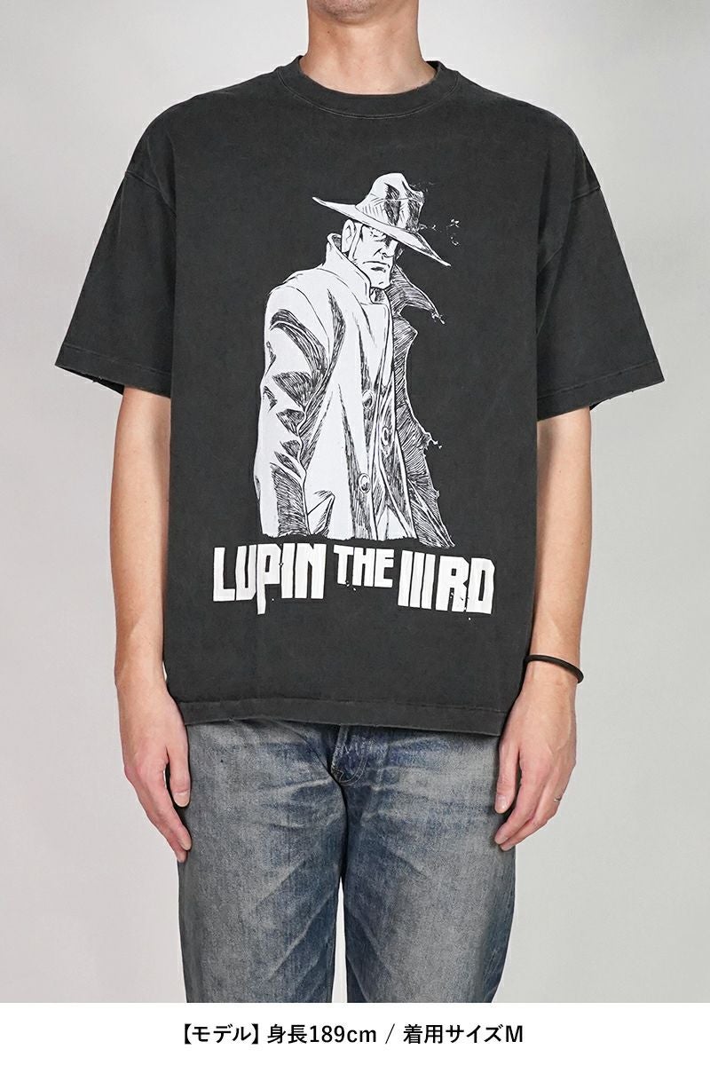 SUGAR PUNCH(シュガーパンチ) SS T-Shirt (ZENIGATA/LUPIN) 半袖Tシャツ 銭形 ルパン LUPIN THE IIIRD THE MOVIE 不死身の血族 TLPM25AM002