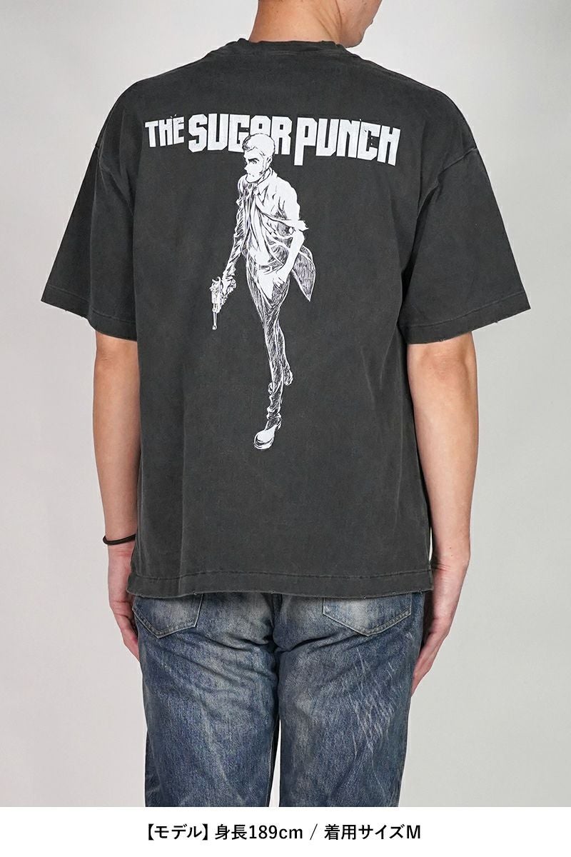 SUGAR PUNCH(シュガーパンチ) SS T-Shirt (ZENIGATA/LUPIN) 半袖Tシャツ 銭形 ルパン LUPIN THE IIIRD THE MOVIE 不死身の血族 TLPM25AM002