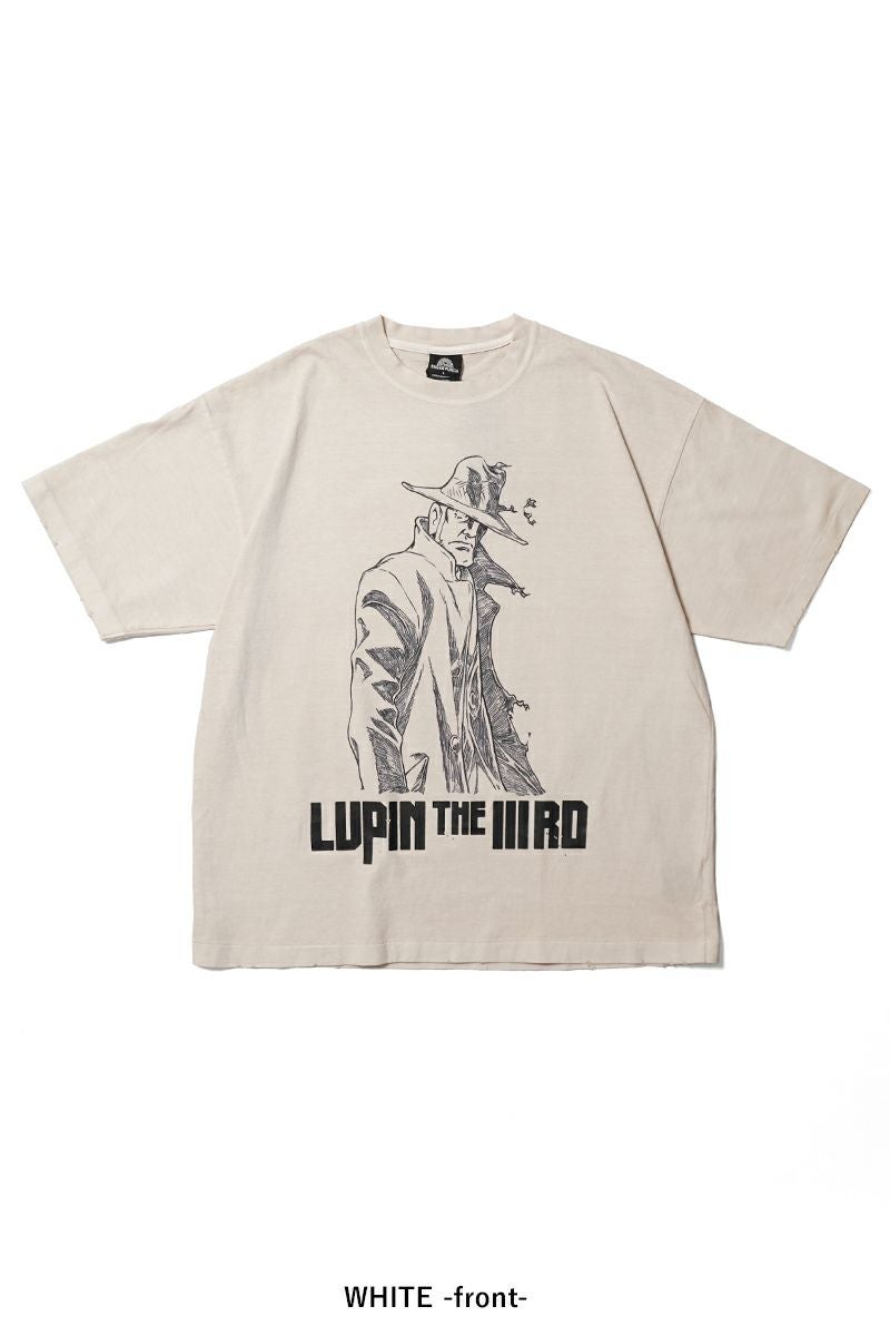 SUGAR PUNCH(シュガーパンチ) SS T-Shirt (ZENIGATA/LUPIN) 半袖Tシャツ 銭形 ルパン LUPIN THE IIIRD THE MOVIE 不死身の血族 TLPM25AM002