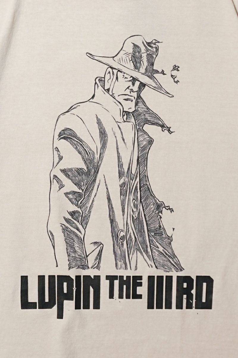 SUGAR PUNCH(シュガーパンチ) SS T-Shirt (ZENIGATA/LUPIN) 半袖Tシャツ 銭形 ルパン LUPIN THE IIIRD THE MOVIE 不死身の血族 TLPM25AM002