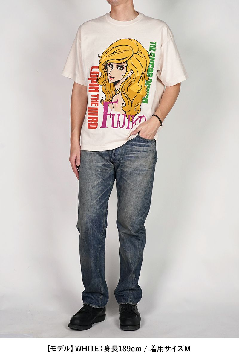 SUGAR PUNCH(シュガーパンチ) SS T-Shirt (FUJIKO) 半袖Tシャツ 峰不二子 LUPIN THE IIIRD THE MOVIE 不死身の血族 TLPM25AM004
