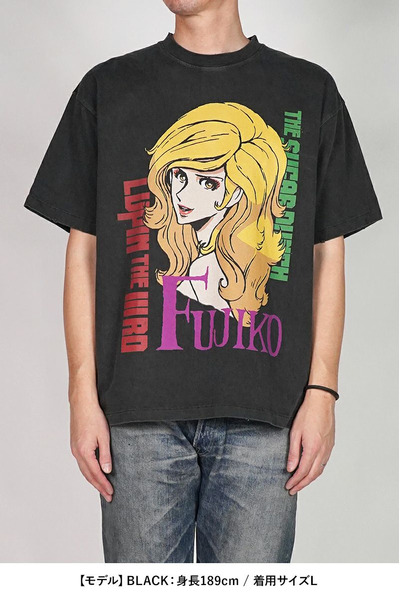 SUGAR PUNCH(シュガーパンチ) SS T-Shirt (FUJIKO) 半袖Tシャツ 峰不二子 LUPIN THE IIIRD THE MOVIE 不死身の血族 TLPM25AM004