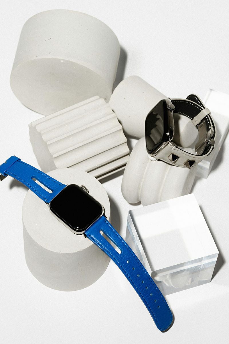 objcts.io(オブジェクツアイオー) レザーハイブリッドバンド for Apple Watch Small