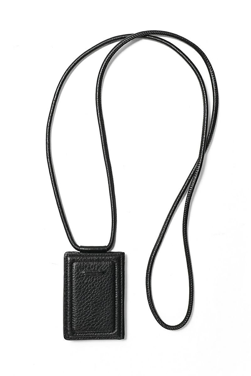 objcts.io(オブジェクツアイオー) iPhoneアクセサリー ストラップ付レザーカードケース