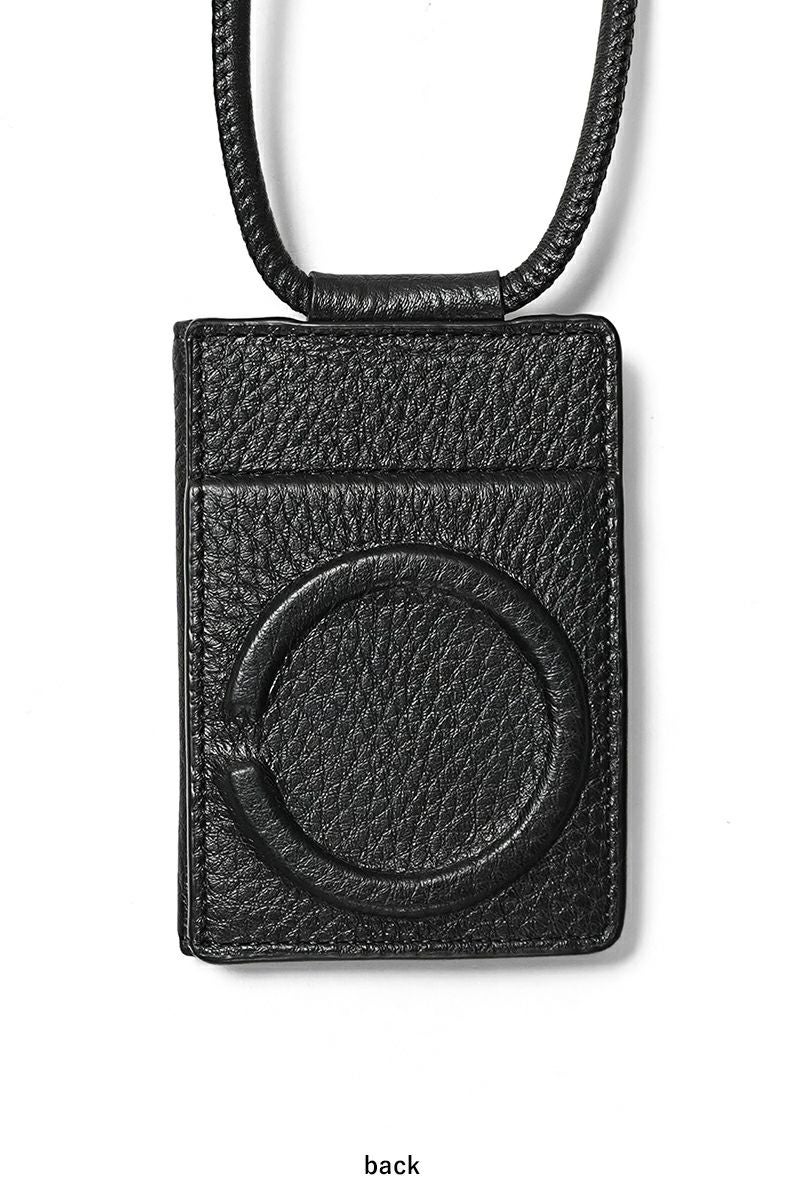 objcts.io(オブジェクツアイオー) iPhoneアクセサリー ストラップ付レザーカードケース