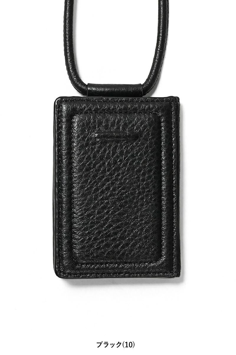 objcts.io(オブジェクツアイオー) iPhoneアクセサリー ストラップ付レザーカードケース