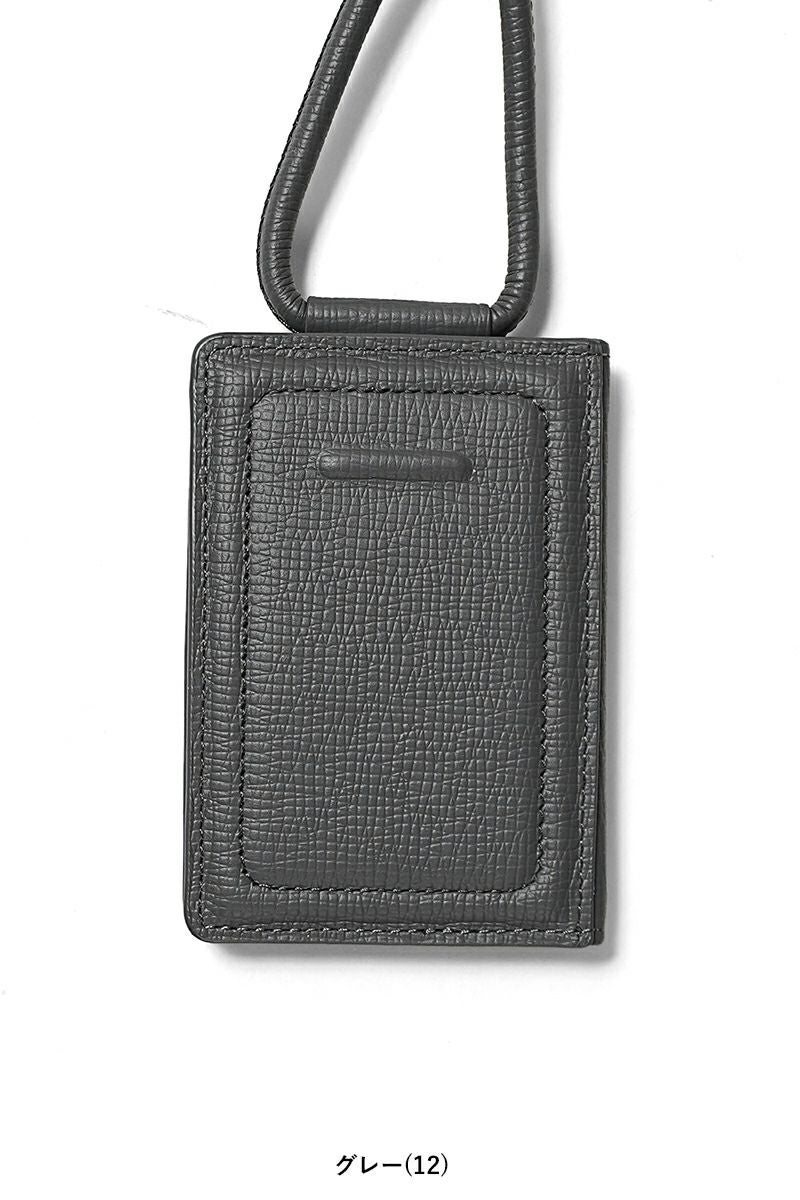 objcts.io(オブジェクツアイオー) iPhoneアクセサリー ストラップ付レザーカードケース