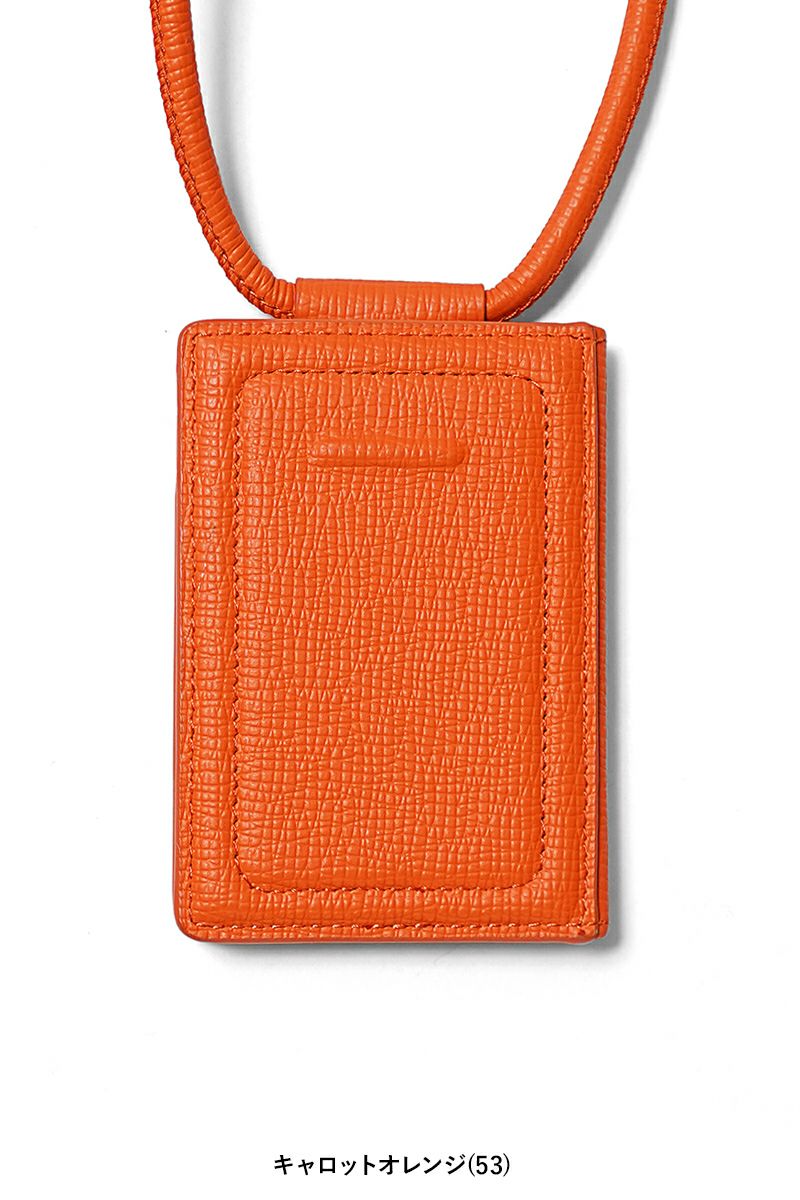 objcts.io(オブジェクツアイオー) iPhoneアクセサリー ストラップ付レザーカードケース