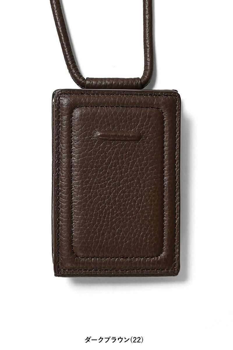 objcts.io(オブジェクツアイオー) iPhoneアクセサリー ストラップ付レザーウォレット