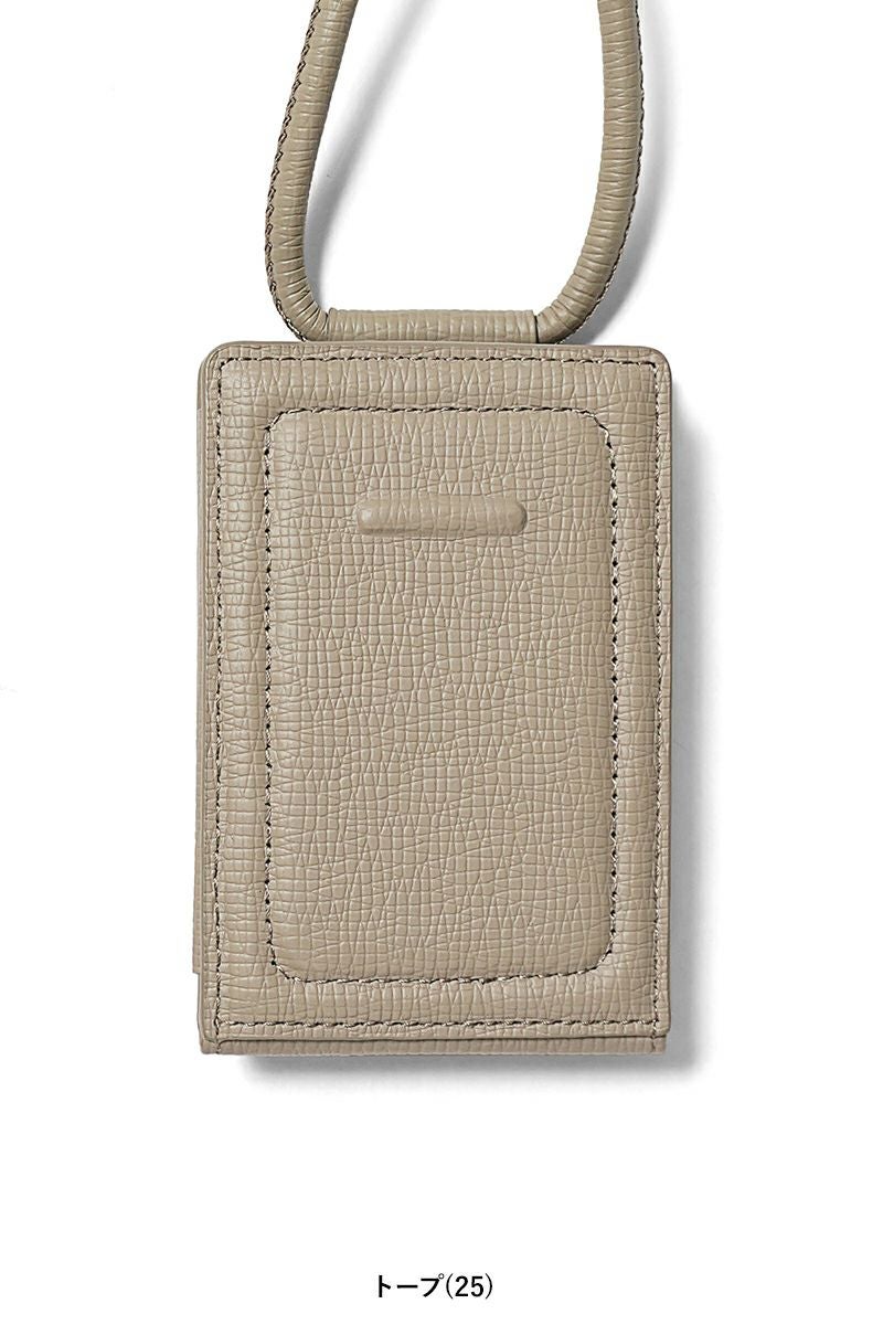 objcts.io(オブジェクツアイオー) iPhoneアクセサリー ストラップ付レザーウォレット