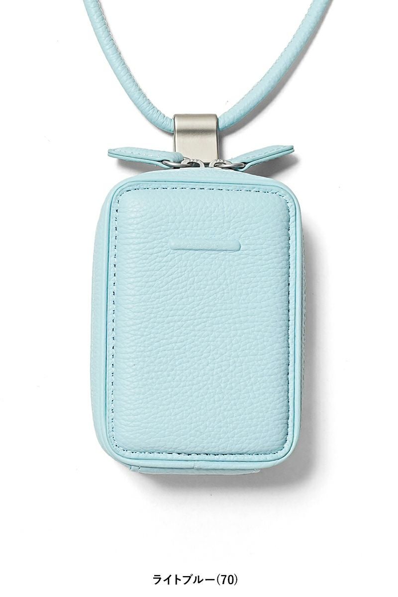 objcts.io(オブジェクツアイオー) iPhoneアクセサリー デタッチャブルストラップ付レザーマイクロバッグ