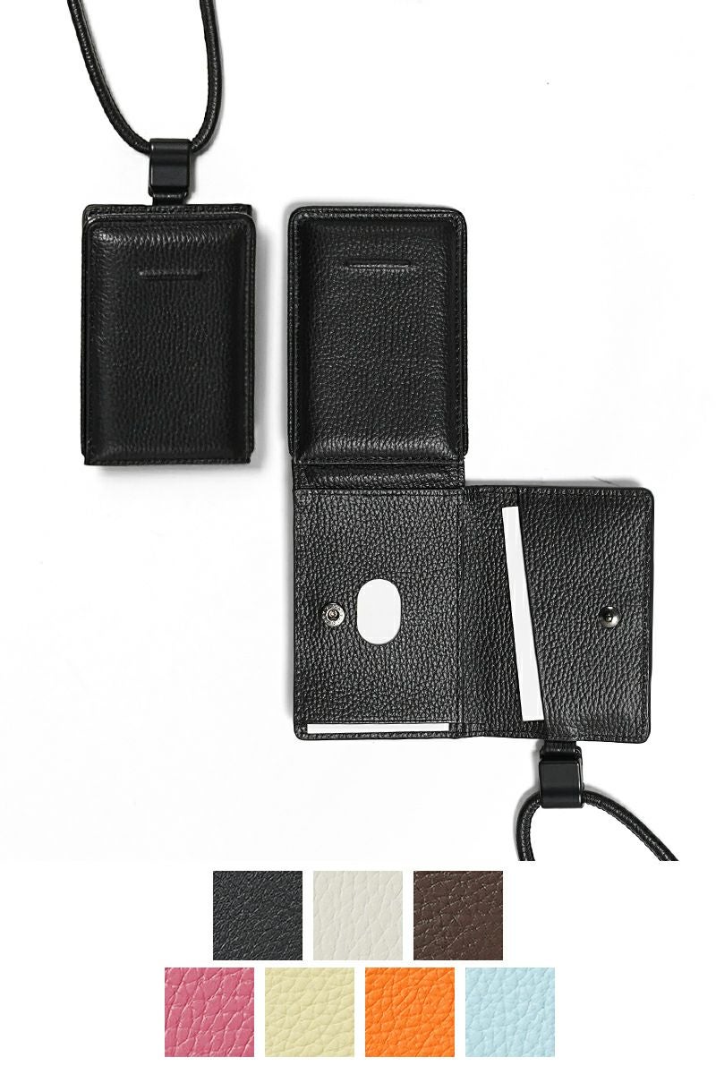 objcts.io(オブジェクツアイオー) iPhoneアクセサリー デタッチャブルストラップ付レザーウォレット