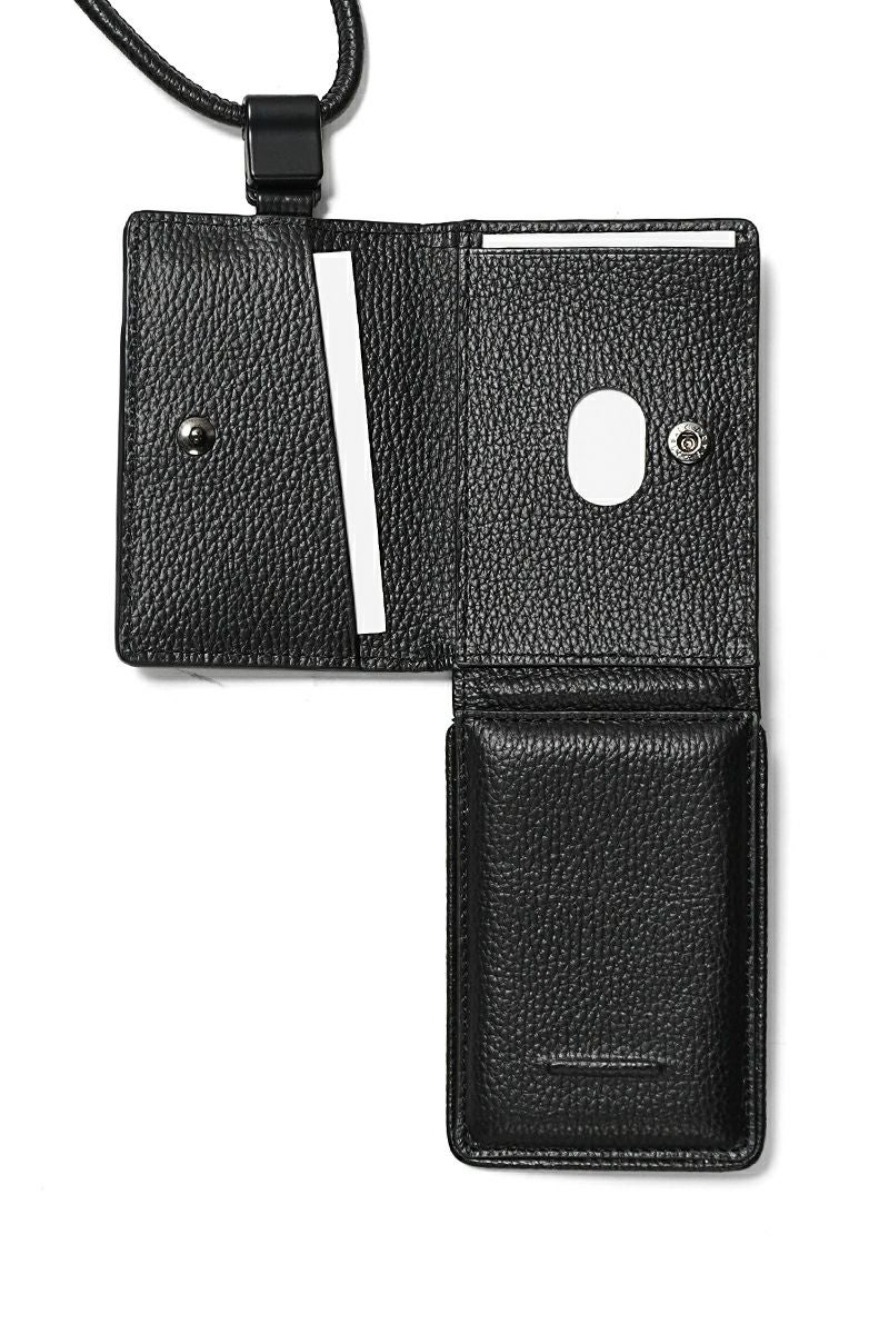 objcts.io(オブジェクツアイオー) iPhoneアクセサリー デタッチャブルストラップ付レザーウォレット