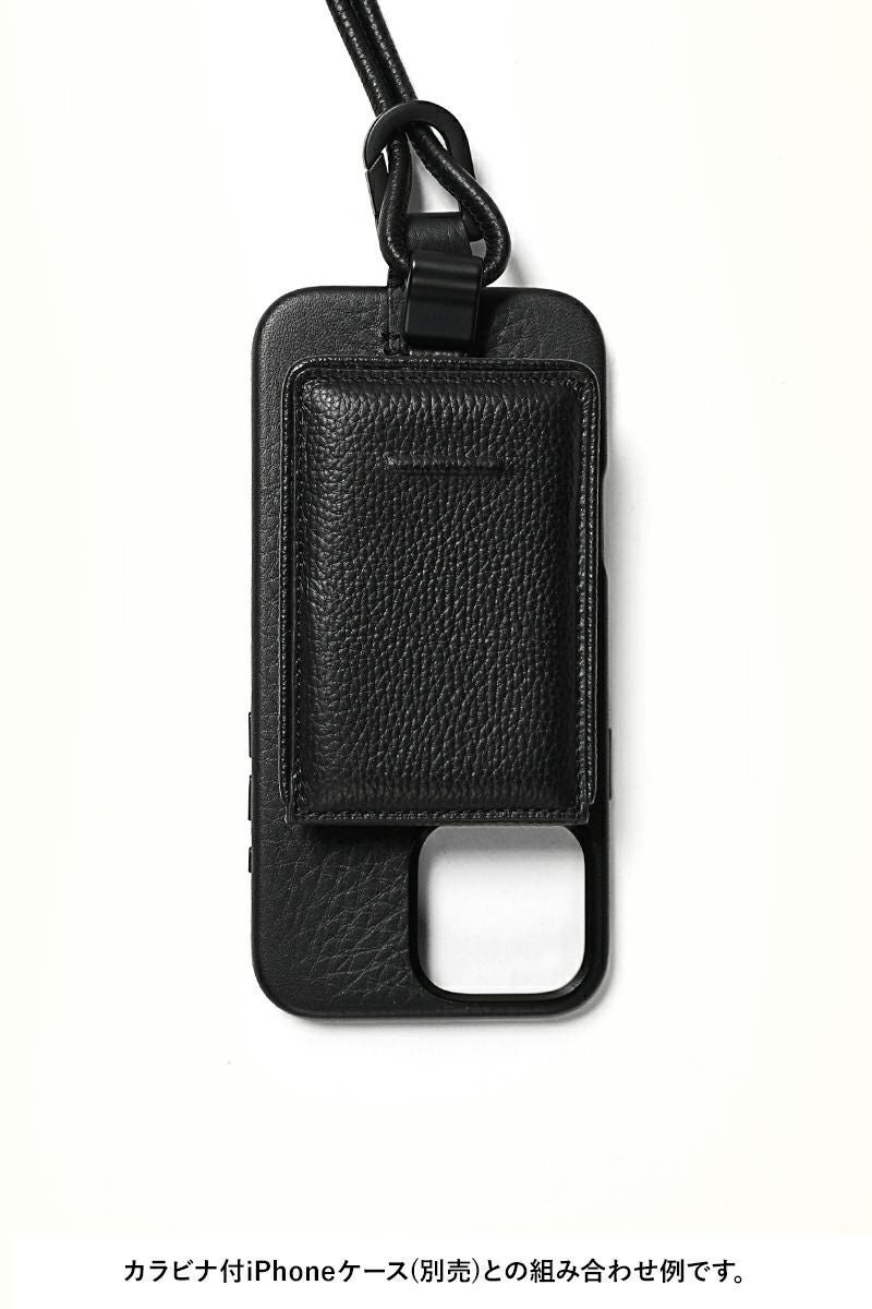 objcts.io(オブジェクツアイオー) iPhoneアクセサリー デタッチャブルストラップ付レザーウォレット