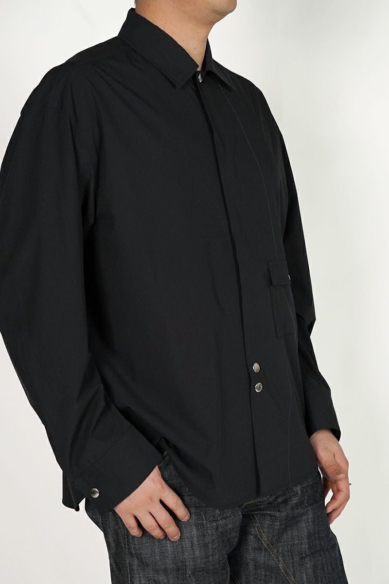 dilemma(ダイレマ) STITCHED BUTTON SHIRT ステッチボタンシャツ DLMS26001