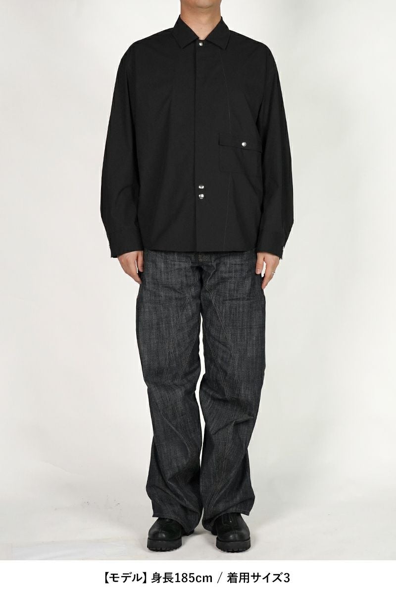 dilemma(ダイレマ) STITCHED BUTTON SHIRT ステッチボタンシャツ DLMS26001