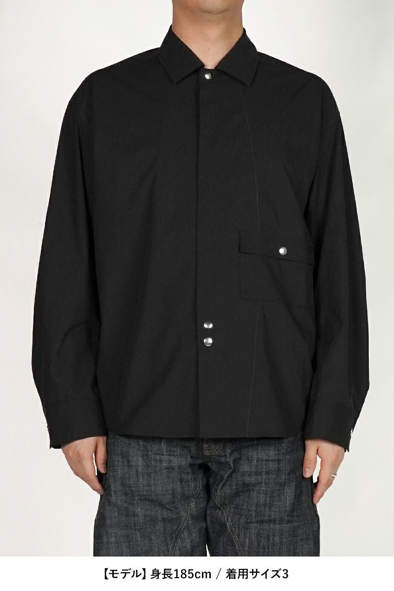 dilemma(ダイレマ) STITCHED BUTTON SHIRT ステッチボタンシャツ DLMS26001