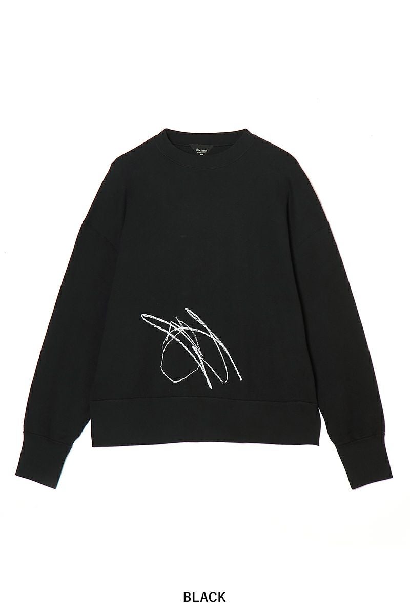 dilemma(ダイレマ) SCRAWL CREWNECK スクリュークルーネックスウェット DLMS26013