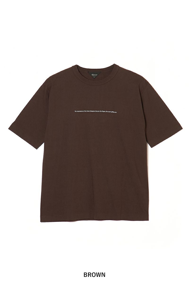 dilemma(ダイレマ) DREAM MEMORY T-SHIRT ドリームメモリーTシャツ DLMS26018