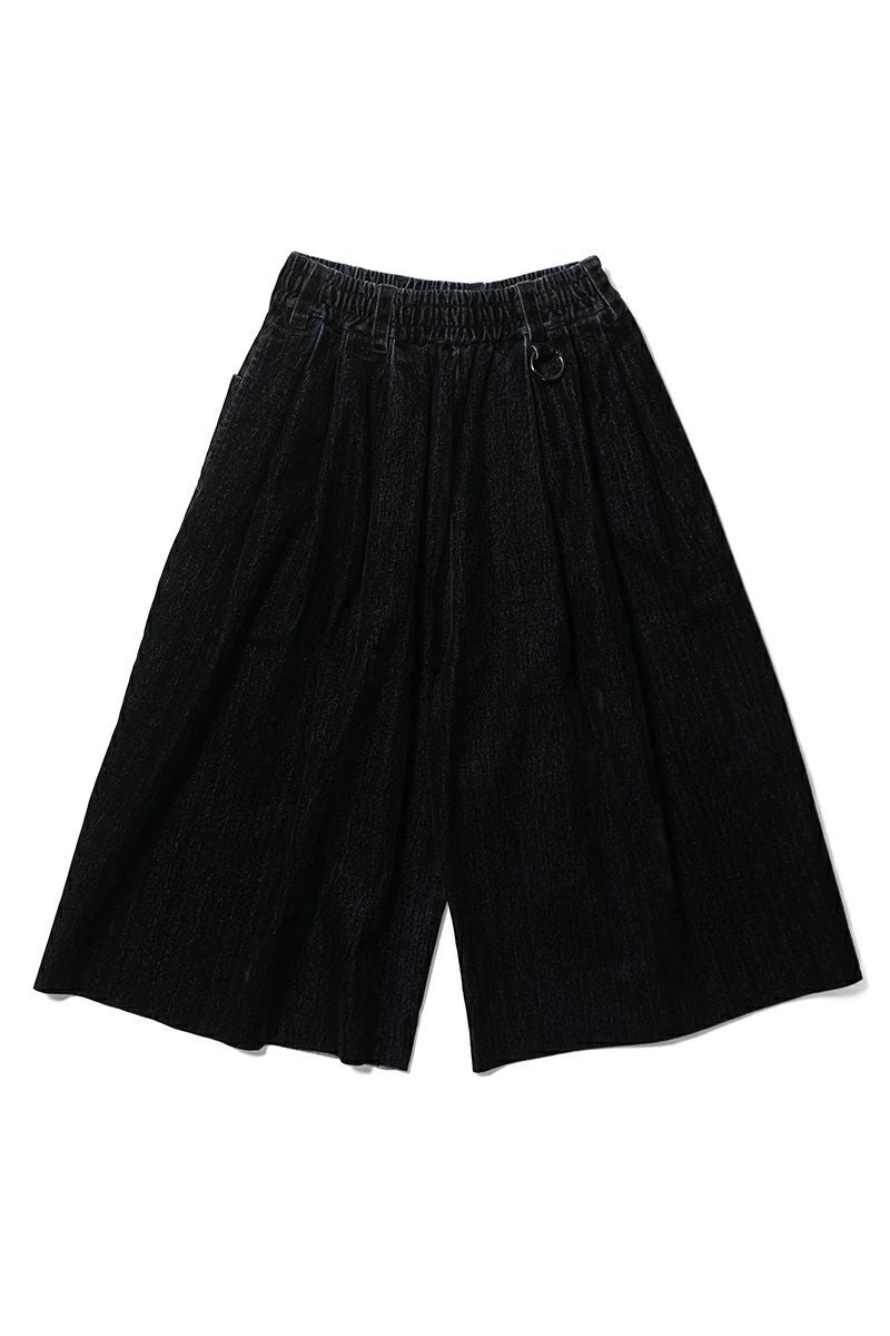 SYUMAN.(シュウマン) Coverd denim short trousers カバードデニムショートトラウザー 26SS-SY014