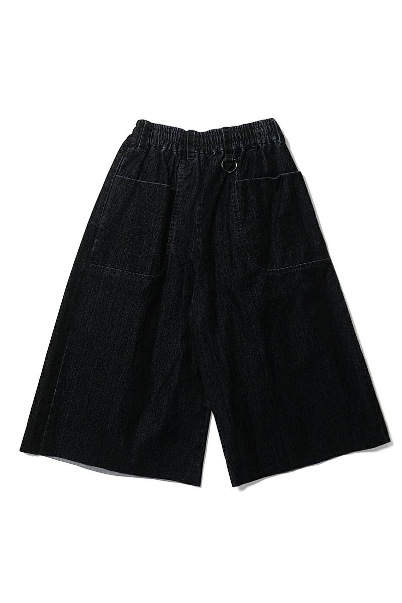 SYUMAN.(シュウマン) Coverd denim short trousers カバードデニムショートトラウザー 26SS-SY014