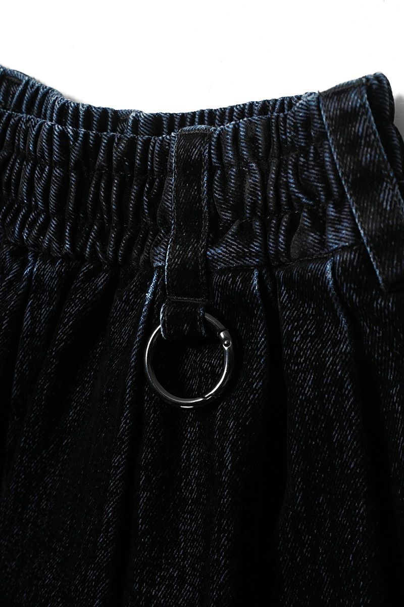 SYUMAN.(シュウマン) Coverd denim short trousers カバードデニムショートトラウザー 26SS-SY014