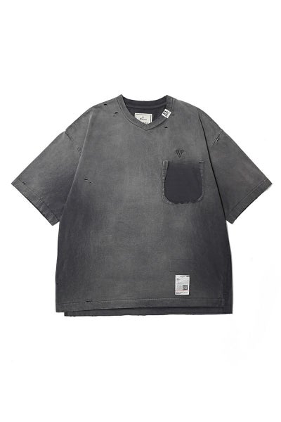 Maison MIHARA YASUHIRO(メゾン ミハラヤスヒロ) SUN FADED V NECK TEE サンフェードVネックTシャツ J16TS802