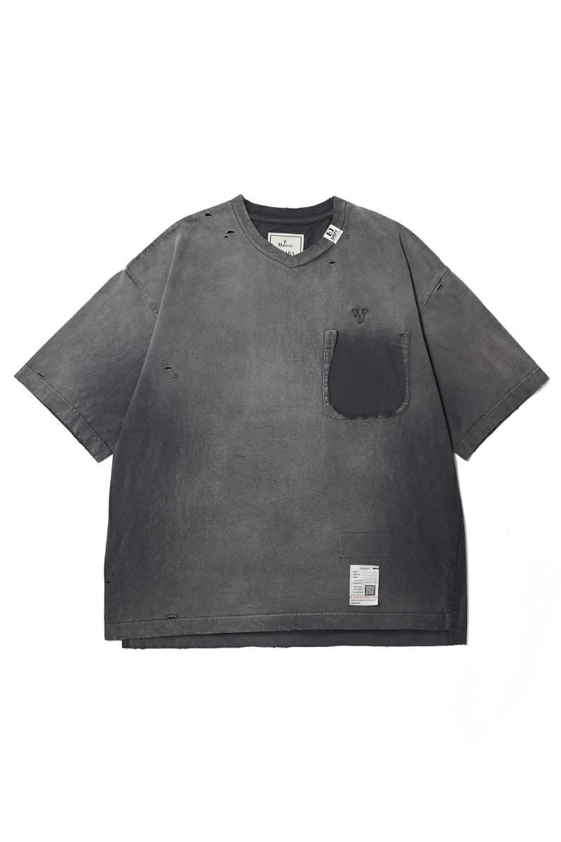 Maison MIHARA YASUHIRO(メゾン ミハラヤスヒロ) SUN FADED V NECK TEE サンフェードVネックTシャツ J16TS802