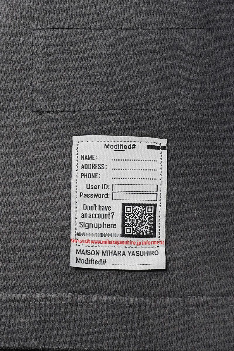 Maison MIHARA YASUHIRO(メゾン ミハラヤスヒロ) SUN FADED V NECK TEE サンフェードVネックTシャツ J16TS802