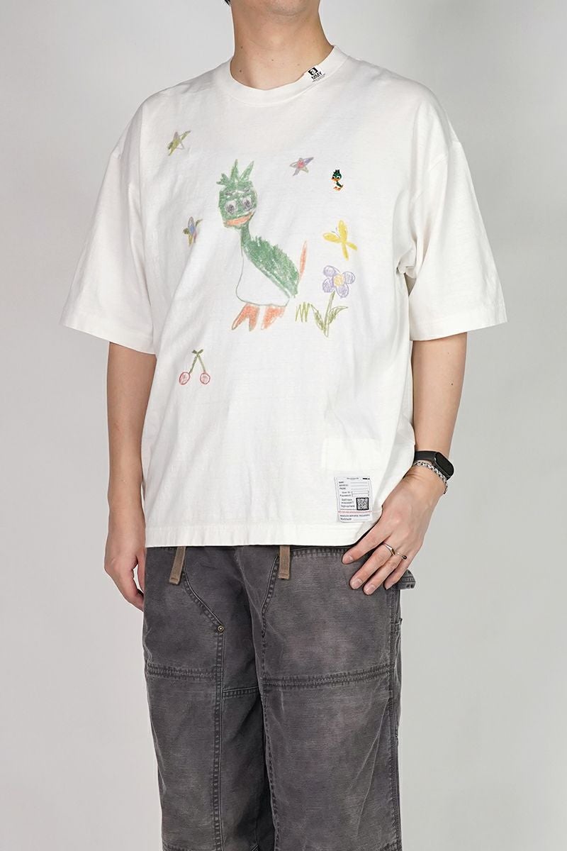 Maison MIHARA YASUHIRO(メゾン ミハラヤスヒロ) LEON KIDS DOODLE TEE レオンキッズドゥードゥルTシャツ J16TS862