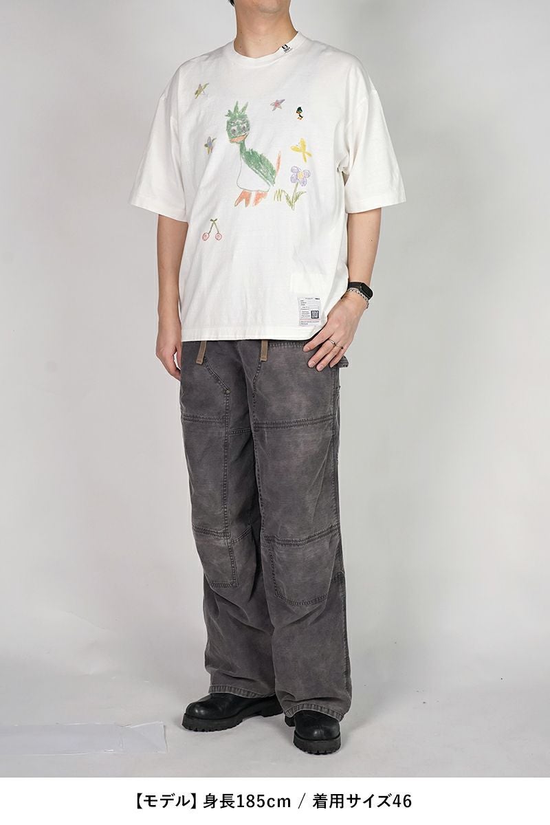 Maison MIHARA YASUHIRO(メゾン ミハラヤスヒロ) LEON KIDS DOODLE TEE レオンキッズドゥードゥルTシャツ J16TS862