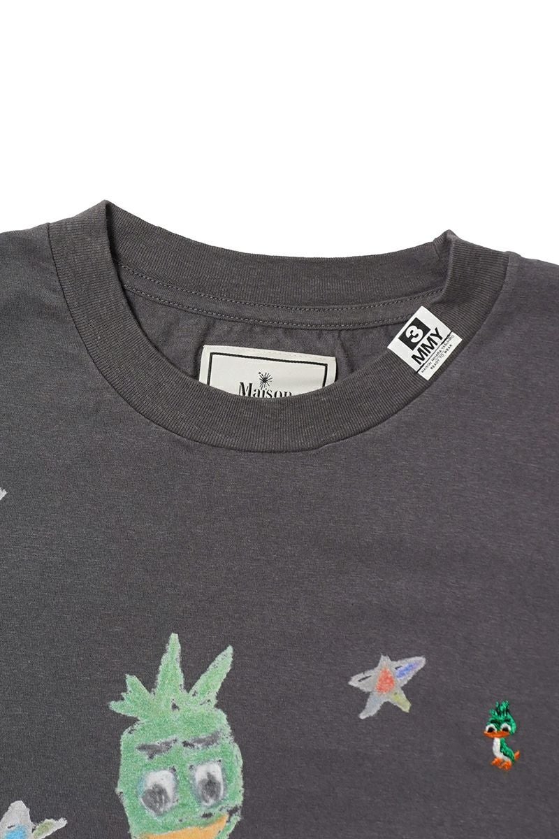 Maison MIHARA YASUHIRO(メゾン ミハラヤスヒロ) LEON KIDS DOODLE TEE レオンキッズドゥードゥルTシャツ J16TS862