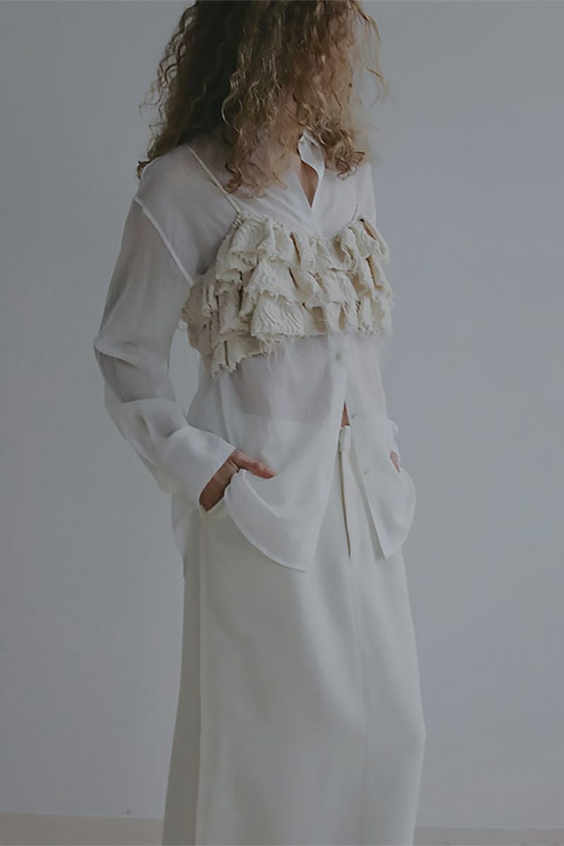 ETRE TOKYO(エトレトウキョウ) シアーコットンシャツ 1226210063