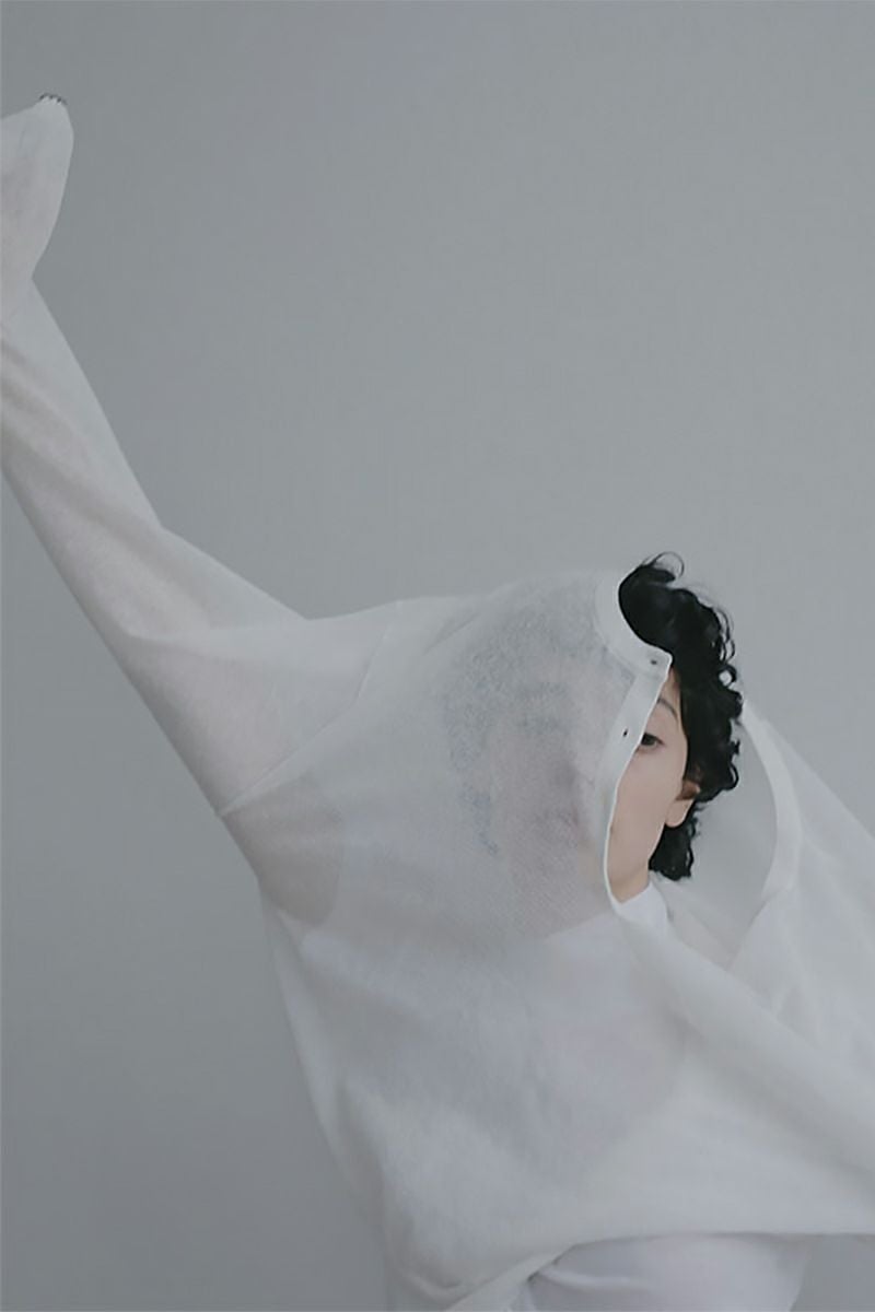 ETRE TOKYO(エトレトウキョウ) ヘンリーネックシアーニットプルオーバー 1226211066