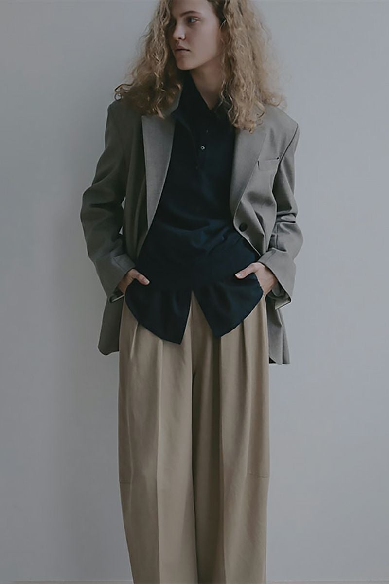 ETRE TOKYO(エトレトウキョウ) ヘンリーネックシアーニットプルオーバー 1226211066