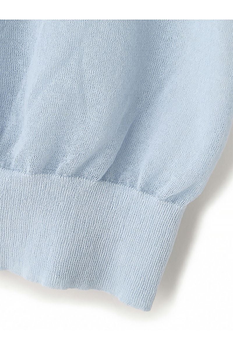 ETRE TOKYO(エトレトウキョウ) ヘンリーネックシアーニットプルオーバー 1226211066