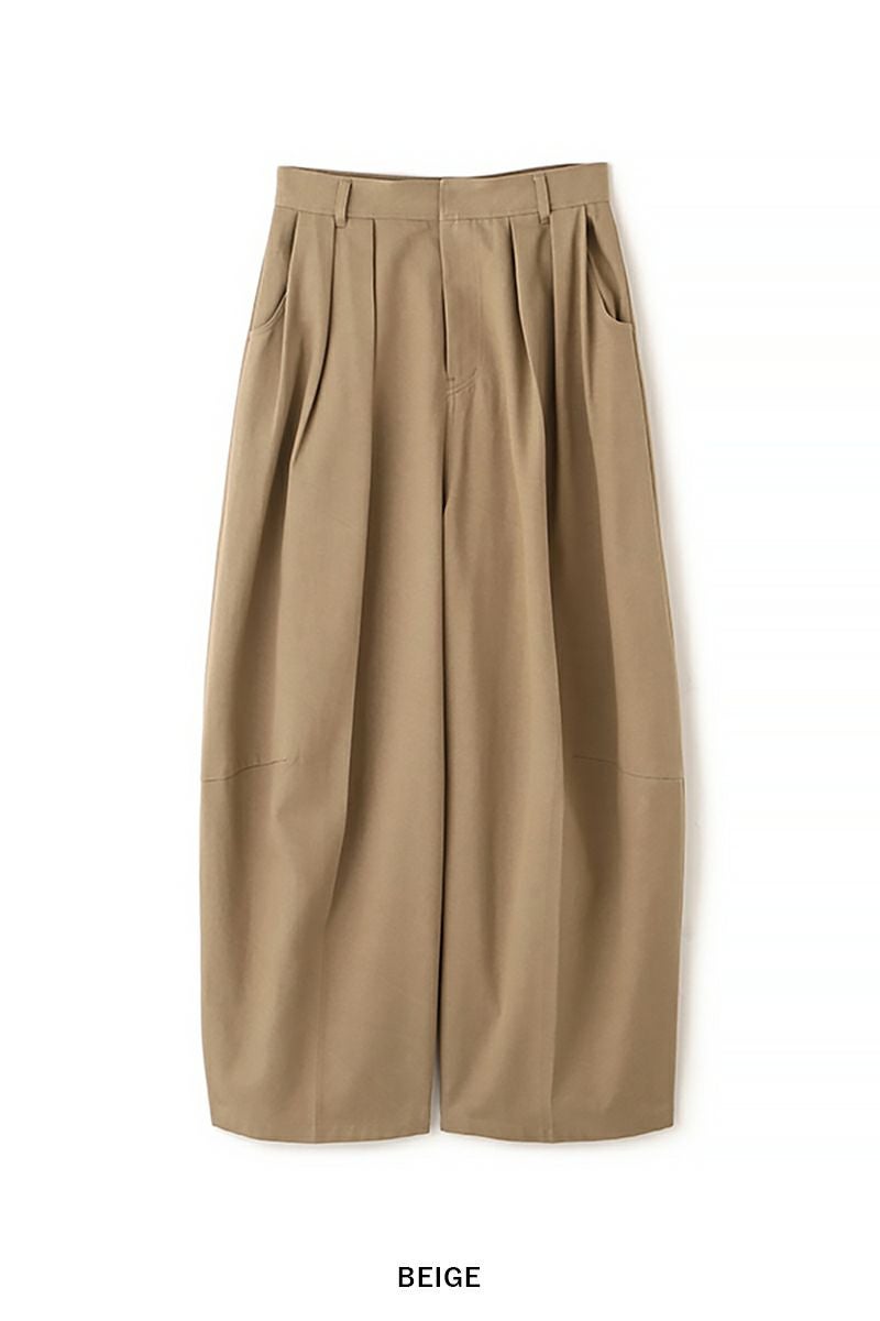 ETRE TOKYO(エトレトウキョウ) ソフトコットンタックカーブパンツ 1226220076