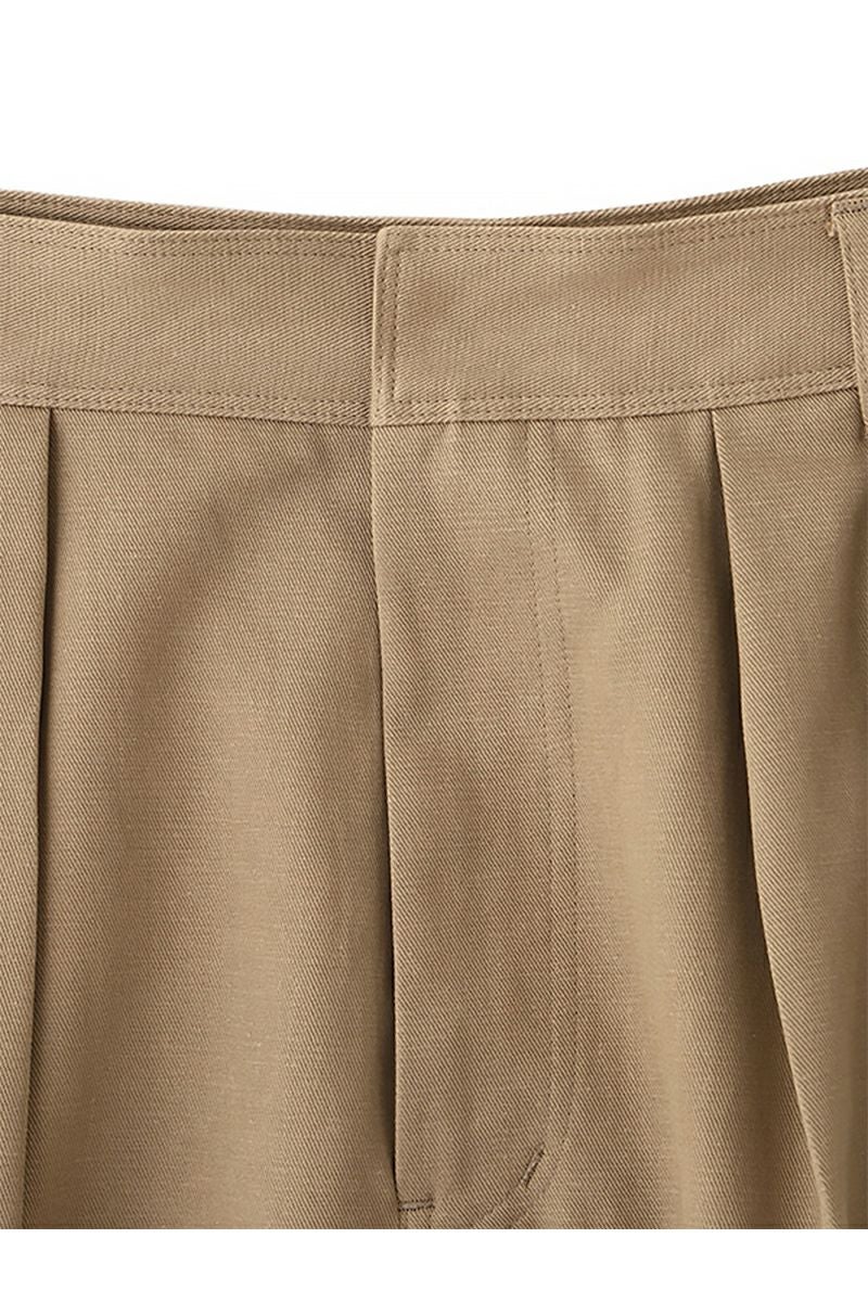 ETRE TOKYO(エトレトウキョウ) ソフトコットンタックカーブパンツ 1226220076