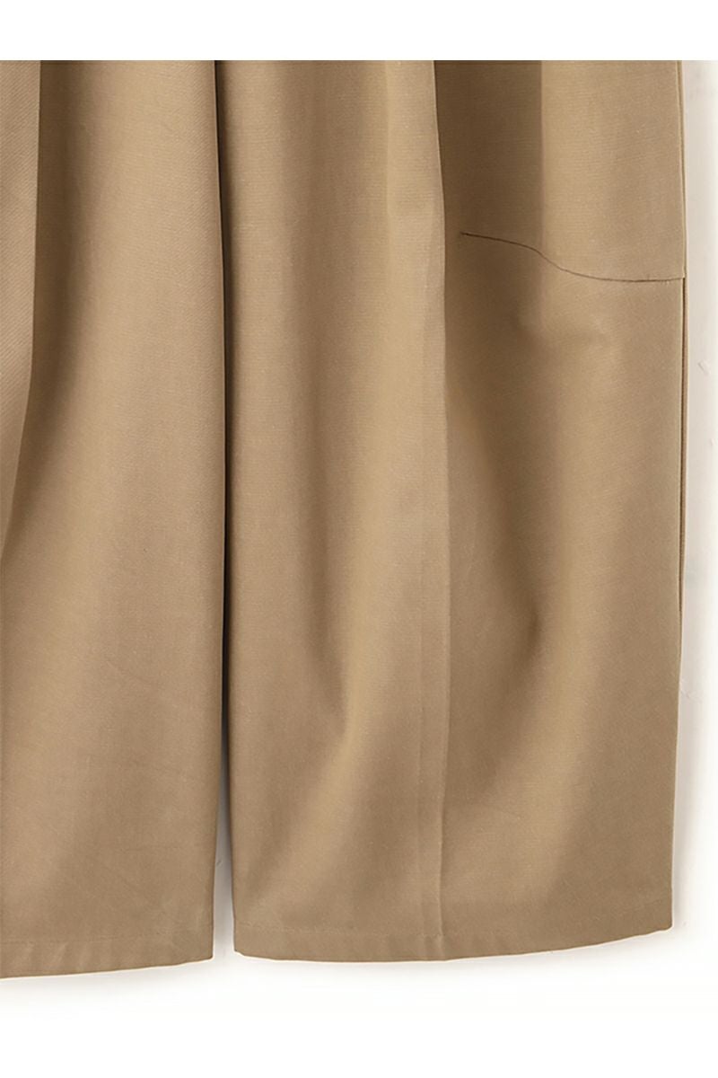 ETRE TOKYO(エトレトウキョウ) ソフトコットンタックカーブパンツ 1226220076